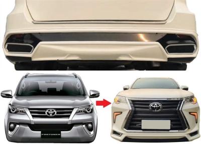 China Lexus Style Body Kits Vorderbumper und Hinterbumper Fabriken für Toyota Fortuner 2016 2018 zu verkaufen