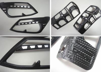 China 3D Carbon Fiber Head Lamp And Tail Lamp Bezels For ISUZU D-MAX 2012 2014 Factories for sale