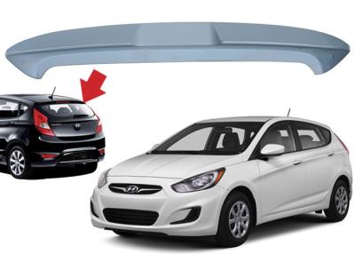 Cina Hyundai Accent Hatchback 2010 2015 Auto Roof Spoiler ABS Materiale 136*18*32cm Dimensione Ingrosso in vendita