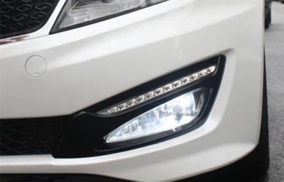 China LED Daytime Running Light for KIA K5 OPTIMA 2011 2012 2013 Fog Lamp Frame for sale