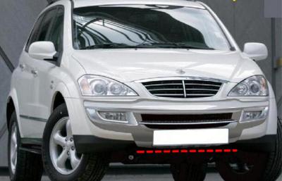 China Ssangyong Kyron Front Guard , Customized Durable ABS Bumper Cover for sale