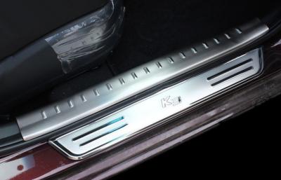 China Polished Illuminated Door Sills Inner And Outer Door Sill For Kia K3 2013 2015 for sale