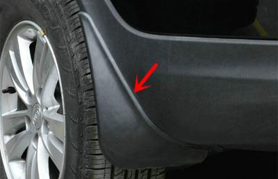 China Durable Plastic Car Splash Guard , KIA SportageR 2010 Mud Flaps Splash Guard for sale