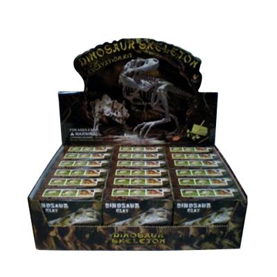 China Good Quality Kids Learning Educational Excavation Toy Kits 9.2x7.8x3.5cm Fluorescence Dinosaur Fossil for sale