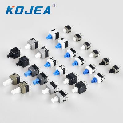 China 1NO 7x7 Momentary Push Button Switch DIP 6 Self-Locking Push Button Push Button Switch For Toy 8.5x8.5 8x8 5.8x5.8 Lockless Switches for sale