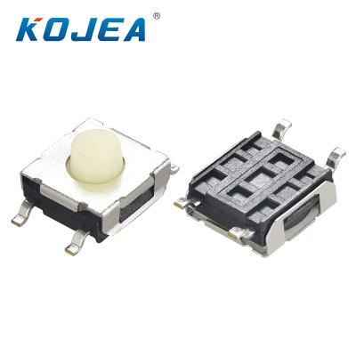 China 1NO LED Momentary Tactile Switch Tact Switch Silicone Push Button Micro Momentary SMD Round for sale