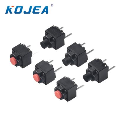 China Kejian TVDP20 6.2x6.2 6x6 Momentary High Sensitive 2p DIP Push Button 50mA 12VDC 6x6x7.3/9.0mm Micro Mouse Tact Switch for sale