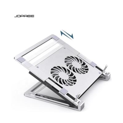 China (Size) Dual Thermal Adjustable Fans Aluminum Adjustable Dissipation Laptop Stand For Playgame for sale