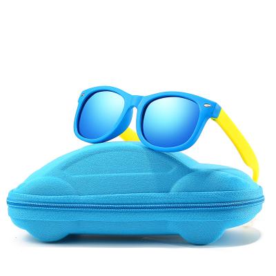 China Fashion Sunglasses With Case Kids Sunglasses Children UV Polarized Sunglasses For Girls Boys Baby Glass Eyewear The Retro for sale