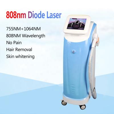 China Permanent hair removal A0408 MagicPlus 755nm 1064nm 808nm diode laser hair remover machine for sale