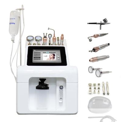 China HOT SALE Acne Treatment 2022 9 in 1 Korea Oxygen Hydra Facial Aqua Peel Skin Care Beauty Machine for sale