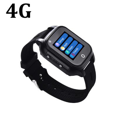 China GPS Tracking Elders 4G Cell Phone Watch With Blood Pressure Monitor Fall Detection Watch WiFi Heart Rate Monitor Medical GPS Watch for sale