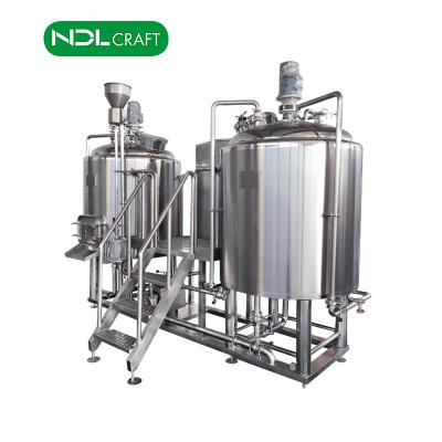 China Beer Brewing Brewery 500L/5BBL System Craft Beer Brewing Equipment Beer Brewing System Brewery Supplies for sale