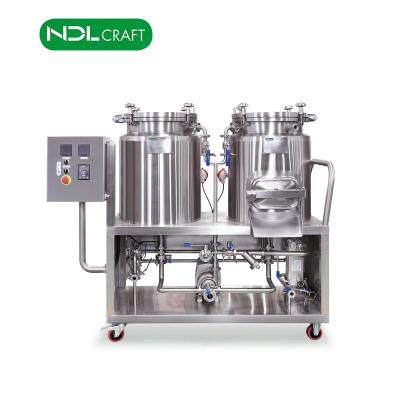 China Home Brewer Pilot Brewery Brewing Equipment System 60L Stainless Steel for sale