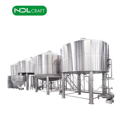 China 12000L Hotels Brewery Industrial Beer Brewing Plant Equipment Automatic Welding for sale