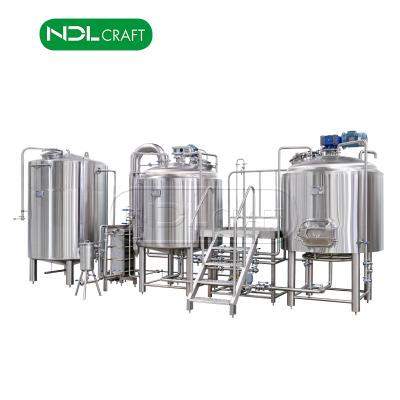 China Automatic Brewpub beer brewery restaurant micro brewhouse 10bbl equipment commercial brewery rig for sale