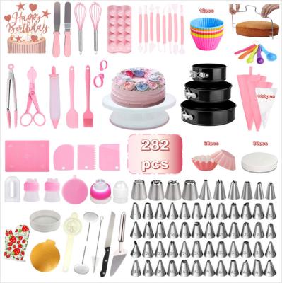 China 2021 Complete Cake Bakery Viable Baking Set Tools For Beginner Adults Baking Sheets Bakeware Sets Baking Tool Kit for sale