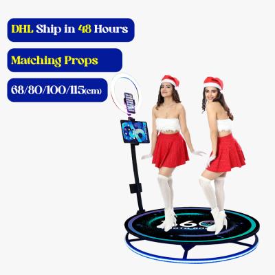 China 45KG Hot Glass Magic Mirror Photo Booth with Wireless Automatic Rotating Feature for sale