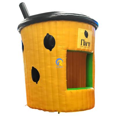 China Sea/Air/Express Shipping Lemon Cup Inflatable House for Toddler Commercial Bouncy House for sale