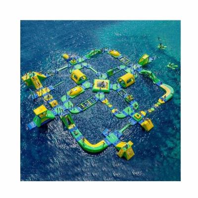 China Commercial Water Park Floating Equipment Inflatable Aqua Park with Digital Printing for sale