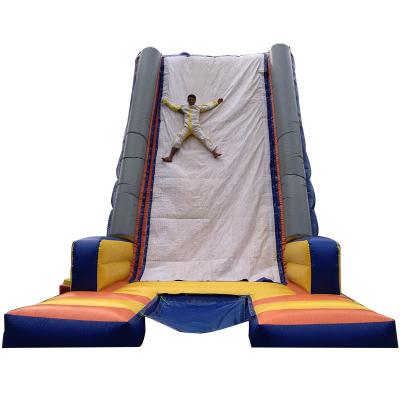 China Custom Logo Accepted Inflatable Sticky Wall and Climbing Wall for Outdoor Adult Games for sale