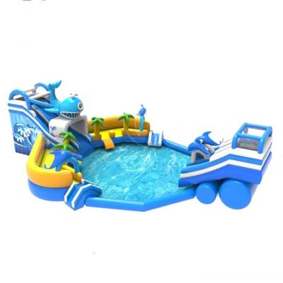 China Experience the Thrill of Our Inflatable Water Park Perfect for Adults' Party Rentals for sale