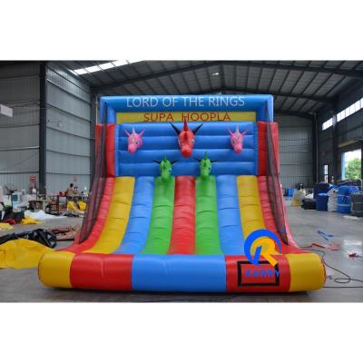 China Exciting Super Hoopla Kid Toys Water Park Inflatable Ring Toss Game for Sports Games for sale