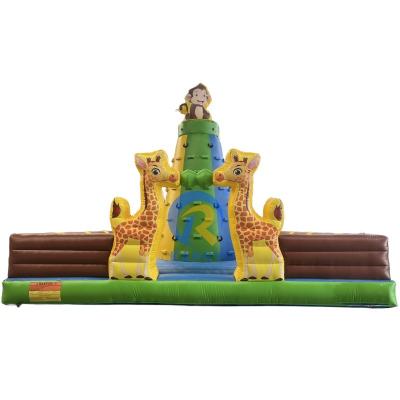 China Amusement Park Games Inflatable Climber Bouncy Game with Blower and Customized Color for sale