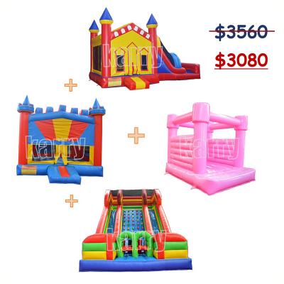 China September Inflatable Castles Package Jumping Castle with Customized Color and Blower for sale