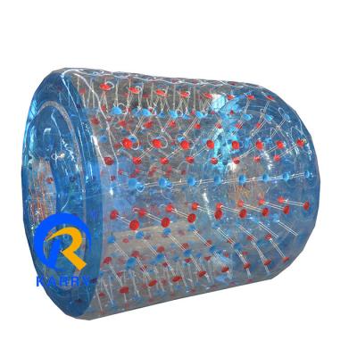 China Yellow or Customized Color Airtight Inflatable Water Rolling Ball for Outdoor Exercise for sale