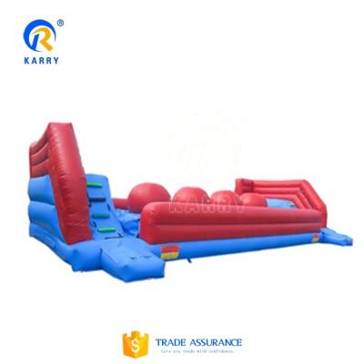 China Big Balls Inflatable Wipeout Course Customized Obstacle Course Equipment for Adults for sale