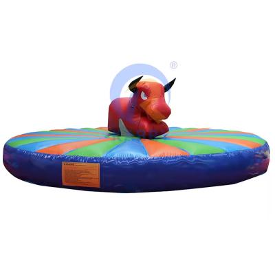 China Commercial Bouncy Mechanical Rodeo Bull Riding Machine Inflatable Bull Ride for Adults for sale