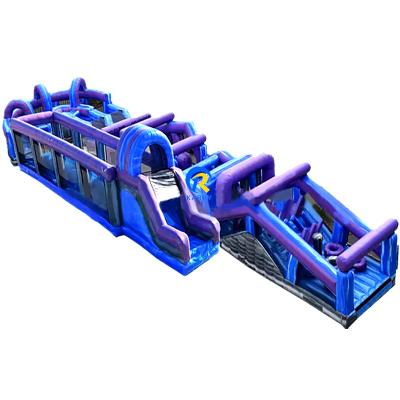 China Commercial Large Adults Inflatable Obstacle Course for Interactive Sport Game in PVC for sale