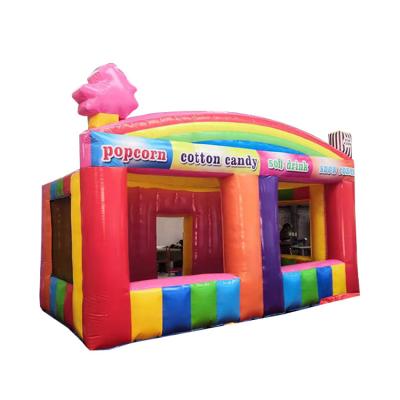 China CE Blower Repair Accessories Interactive Inflatable Food Concession Stand for Carnival for sale