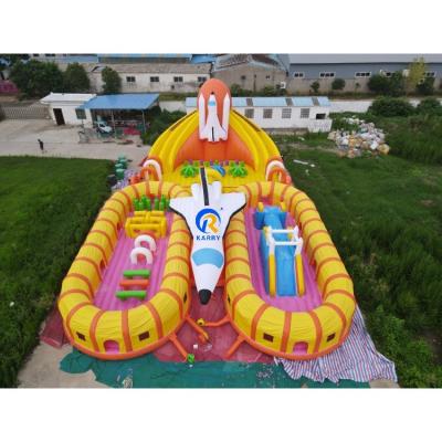 China Summer Water Park Fun Unisex Large Inflatable Polar Bear Playground for Outdoor Games for sale