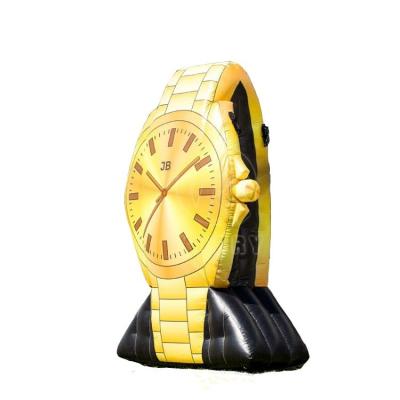 China Air Blower and Repair Kits Included Inflatable Golden Watch Model for Advertising for sale