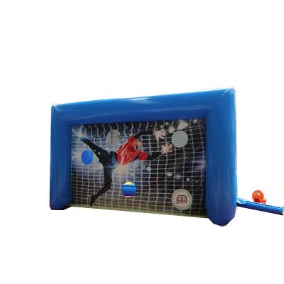 China Opblaasbare voetbal kick game voor sportgames pvc opblaasbare strafschiet game Te koop