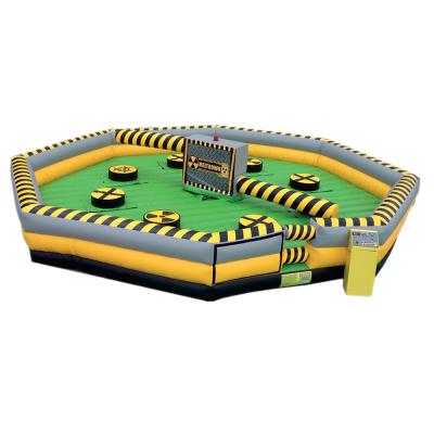 China Customized Color Inflatable Interactive Game Meltdown Mechanical Jumper for Adults for sale