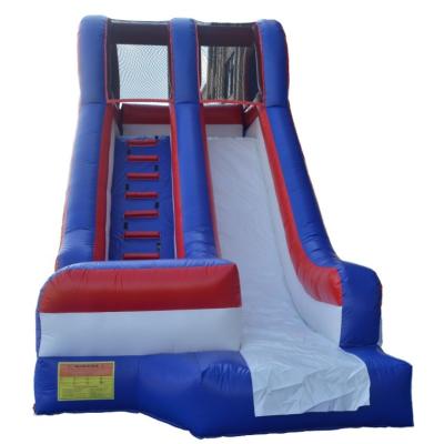 China Springende glijbaan opblaasbaar voor feestjes Kleine commerciële droge glijbaan Combo Bouncy Castle Te koop