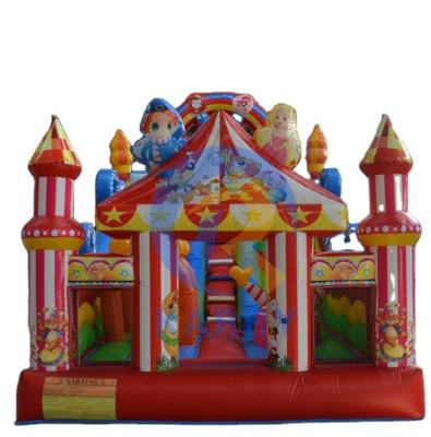 China 6*4m Volwassenen grootte opblaasbare springbouncer voor circus thema plezier en entertainment Te koop