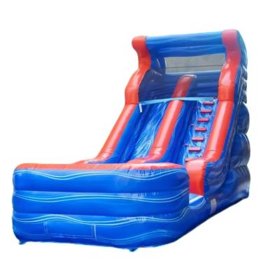 China Children's Amusement Park Large Inflatable Toy Water Slide with Pool Customized Size for sale