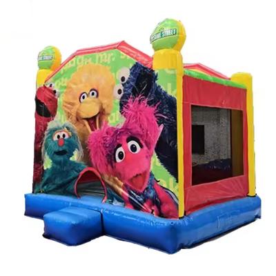 China Outdoor Playground Inflatable Bouncer 13x13 Sesame Street Bouncy Castle for Kids' Fun for sale