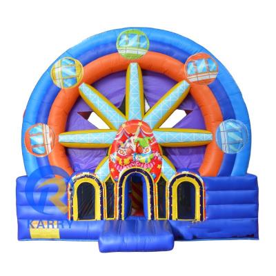 China PORTABLE Children's Jumping Game Toy Ferris Wheel Inflatable Castle for Outdoor Play for sale