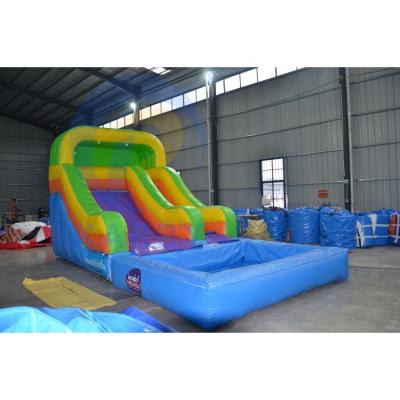 China Custom Class Patterns Dry Slide Spacewalks for Event Rentals Princess Rainbow Water Slide for sale