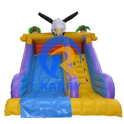 China Kids Playground Inflatable Bouncer Slide Combo with Super Wide Lane and Water Feature for sale