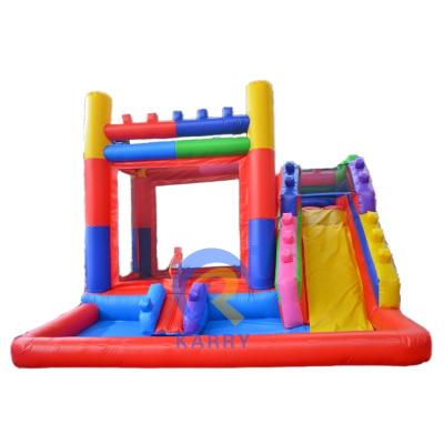 China Kids Moon Inflatable Water Jumper Bouncer with CE Standard Air Blower Accessories for sale