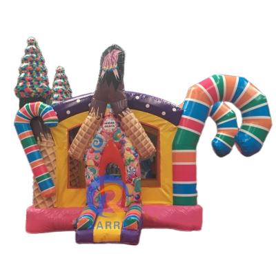 China Blower Fun Candy Inflatable Bouncer Playground for Unisex Inflatable Playground for sale