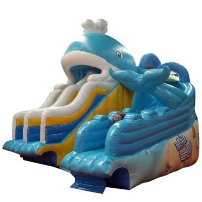 China Digital Printing Baby Kids Inflatable Dubai Water Slide with Max Capacity 100-500kg for sale