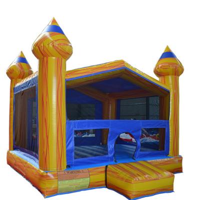 China Small Bounce House Inflatable Castle Slide with Blower and Jumping Bouncy Inflatables for sale