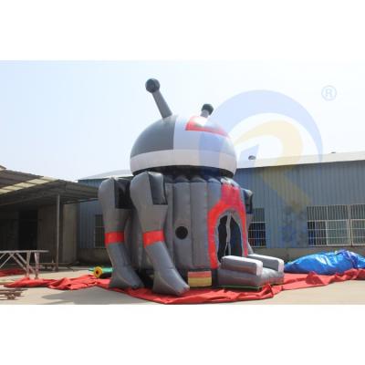 China PORTABLE Popular Cartoon Inflatable Roboter bouncer house for kids Accepted OEM for sale